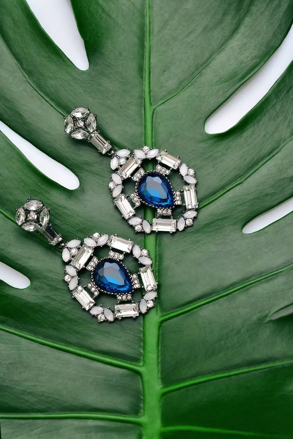 Emerald Cascade Drop Earrings